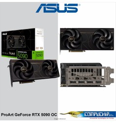 Tarjeta de video ASUS ProArt GeForce RTX 5090 OC Edition, 32GB GDDR7, PCIe Gen 5.0 x16