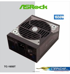 Fuente de alimentación Asrock, TC-1650T, 1650W, ATX, 80 Plus Titanium.