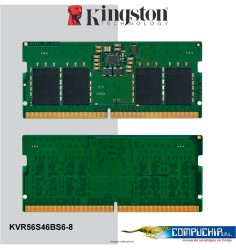 Memoria SODIMM Kingston 8GB DDR5-5600MT/s, PC5-44800, CL46, 1.1V, 1Rx16, 262-pin