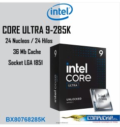 Procesador Intel Core Ultra 9 285K 3.70/5.70GHz, 36 MB Intel Smart Caché, LGA1851
