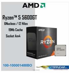 Procesador AMD Ryzen 5 5600GT, 3.60 / 4.60 GHz, 16MB L3, 6 Core, AM4, 7nm, 65W.