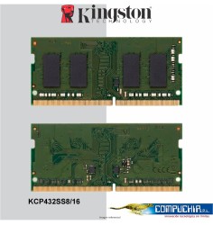Memoria SODIMM Kingston 16GB DDR4 3200MT/s, PC4-25600, CL22, 1.2V, 260-pin