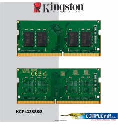 Memoria SODIMM Kingston 8GB DDR4 3200MT/s, PC4-25600, CL22, 1.2V, 260-pin