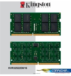 Memoria SODIMM Kingston 16GB DDR4 3200MT/s, PC4-25600, CL22, 1.2 V, 260 pin