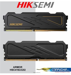 Memoria Hiksemi ARMOR 16GB DDR4 3200MT/s, PC4-25600, CL18, 1.35V, 288-pin