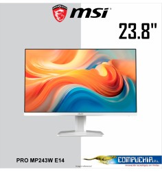 Monitor Plano MSI PRO MP243W E14, 23.8", FHD IPS, 144Hz, 1ms, HDMI, DP, Parlantes