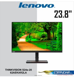 Monitor Plano Lenovo ThinkVision S24e-20, 23.8", FHD VA, 60Hz, 6ms, HDMI, VGA