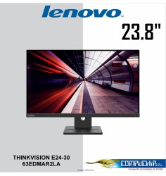 Monitor Plano Lenovo ThinkVision E24-30, 23.8", FHD WLED IPS, 100Hz, 4ms, HDMI, DP, VGA, Parlantes