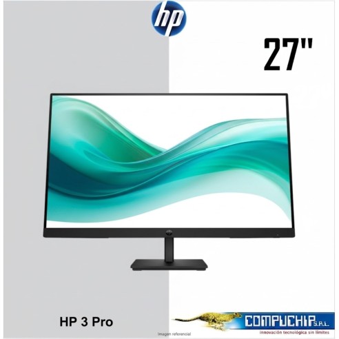 Monitor Plano HP 3 Pro 27", FHD IPS, 100Hz, 5ms, HDMI, DP, VGA