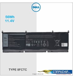 BATERÍA DELL TYPE 8FCTC 11.4V 56WH ORIGINAL.