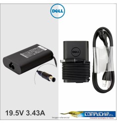 CARGADOR DELL, 19.5V 3.43A ORIGINAL 65W.