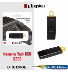 MEMORIA FLASH USB KINGSTON DATATRAVELER EXODIA 128GB, USB 3.2