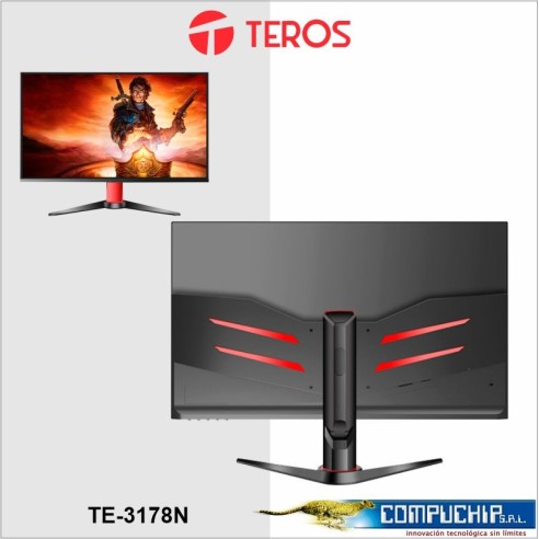 Monitor Plano Teros TE-3178N, 27", QHD IPS, 75Hz, 2ms, HDMI, DP, USB